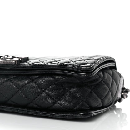 Chanel Calfskin Medium Boy Reverso Flap Black 8 of 8