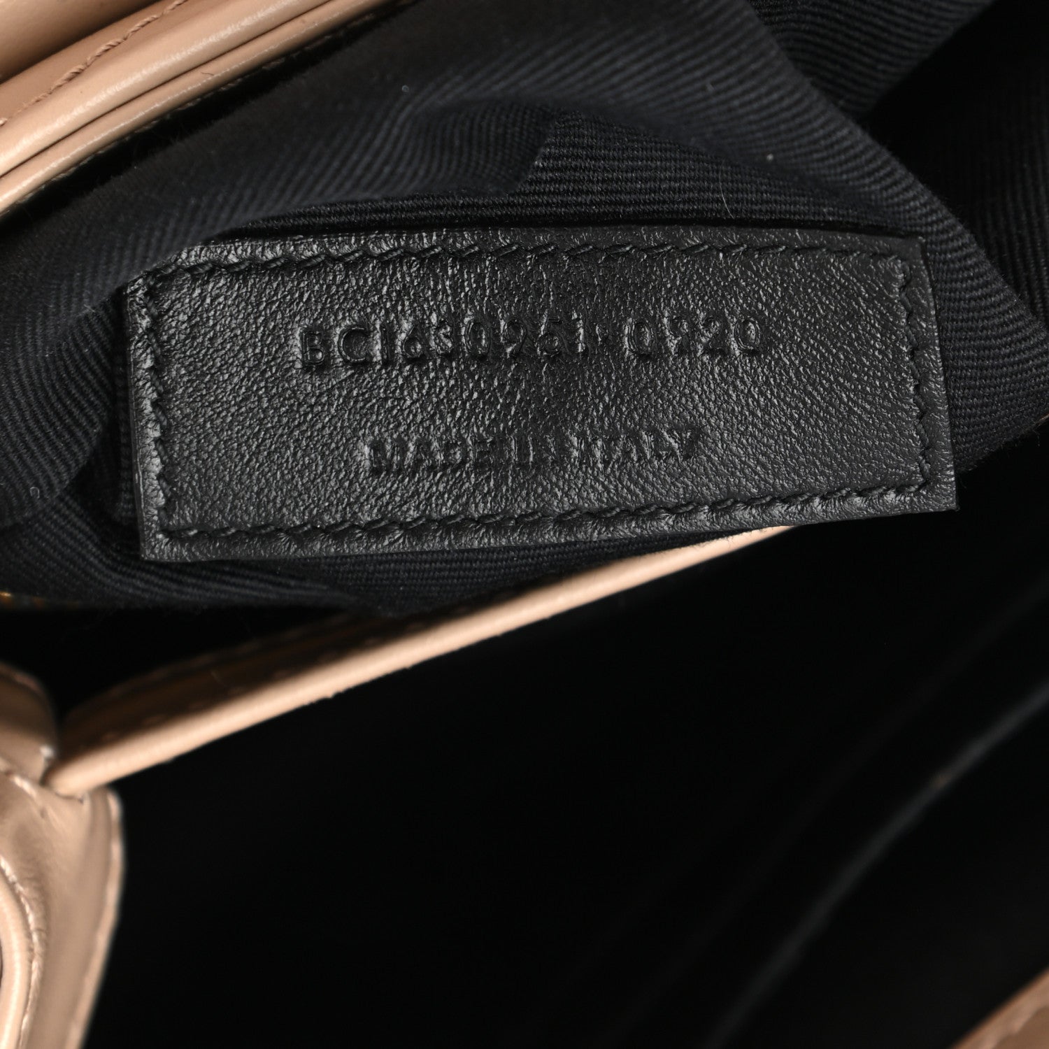 Saint Laurent Calfskin Y Quilted Monogram Toy Loulou Crossbody Bag Latte 8 of 11