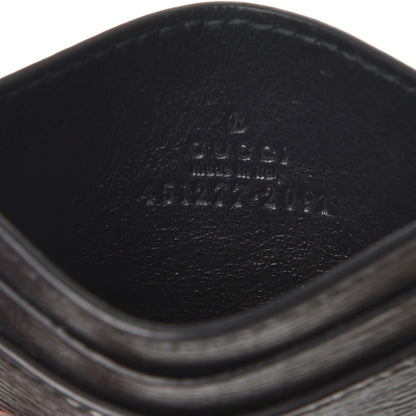 Gucci Calfskin Kingsnake Card Holder Black 6 of 6
