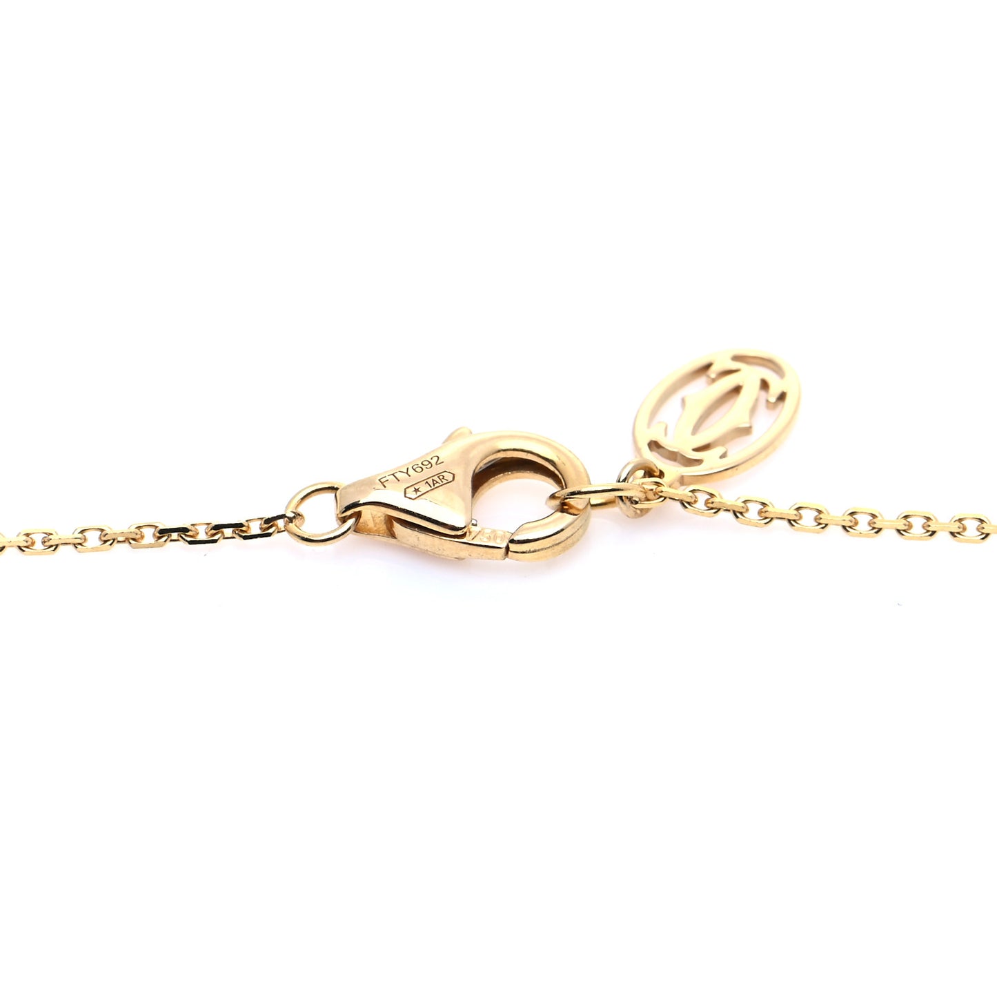 18K Yellow Gold Diamond XS D'Amour Pendant Necklace