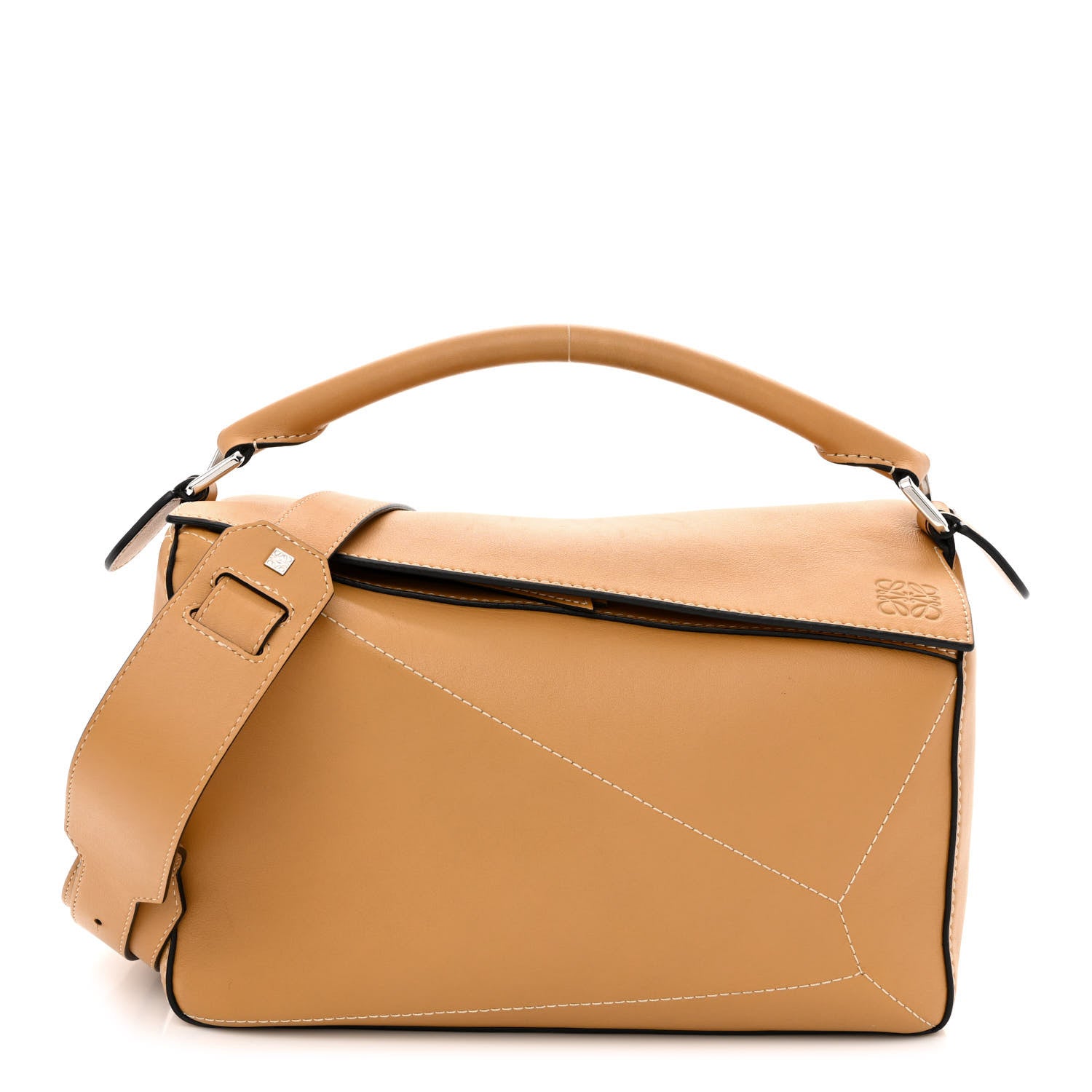 Loewe Calfskin Medium Puzzle Bag Warm Desert 1 of 10