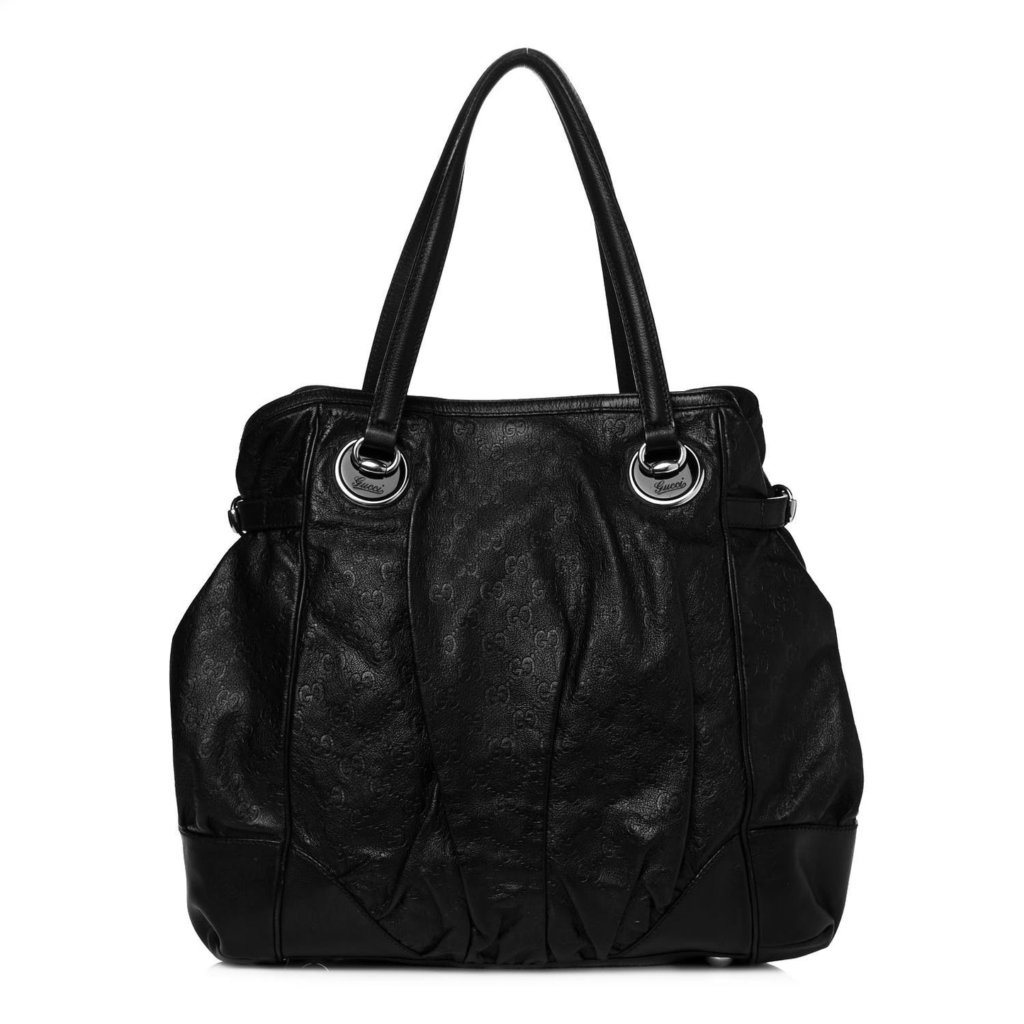 Guccissima Full Moon Tote Black