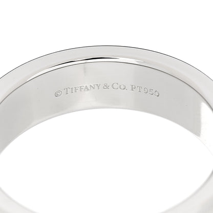 Tiffany Platinum 6mm Together Double Milgrain Band Ring 59 8.75 4 of 5