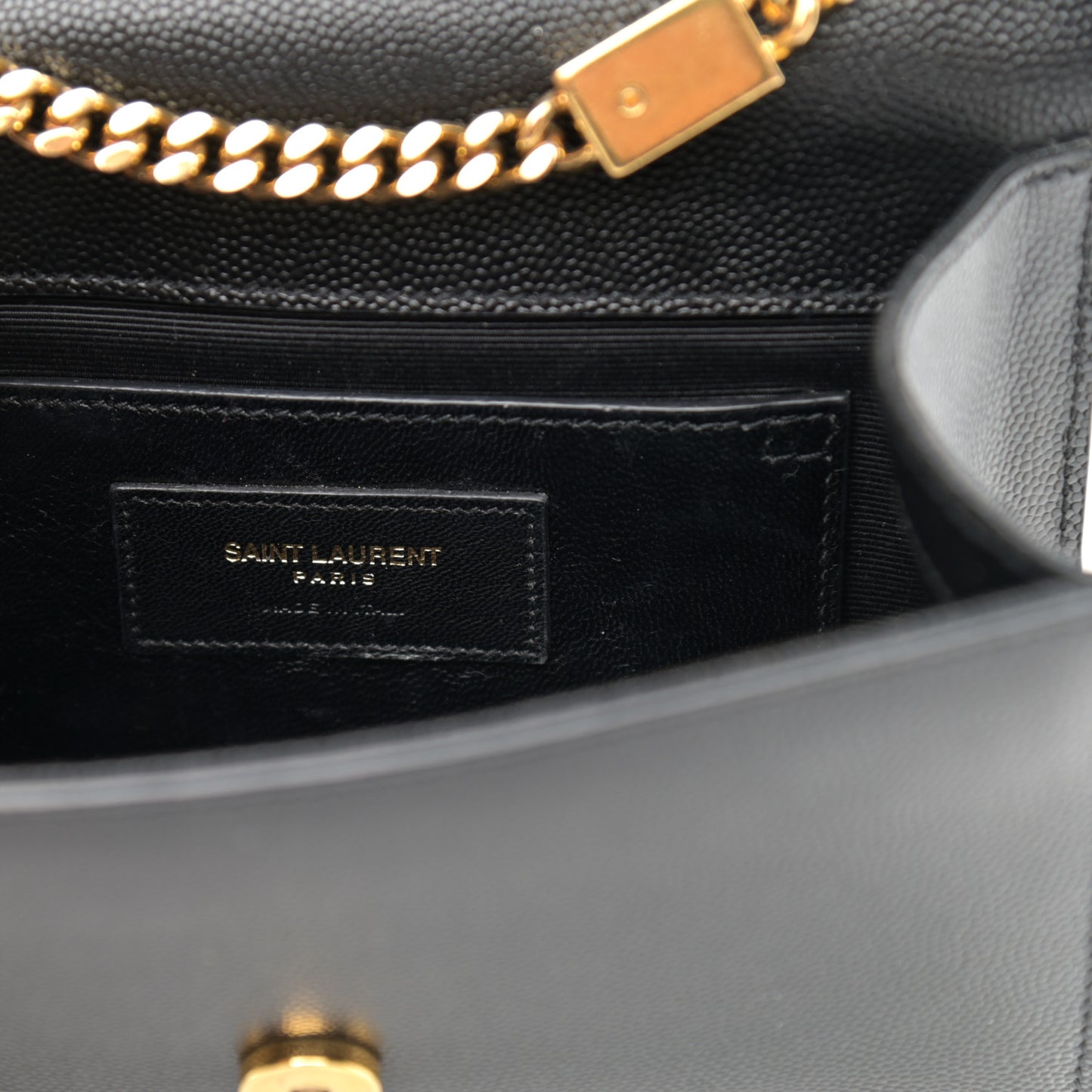 Grain De Poudre Small Monogram Kate Satchel Black