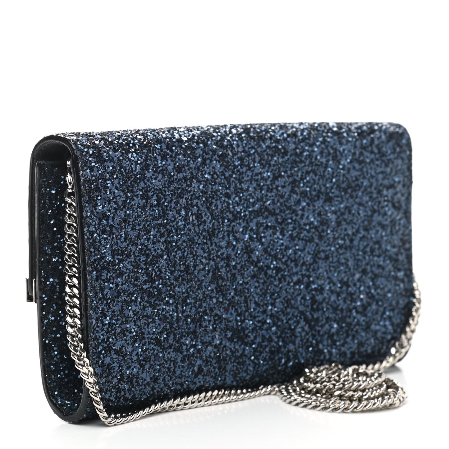 Glitter Emmie Clutch Navy