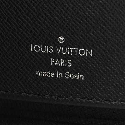 Louis Vuitton Epi Zippy Vertical Wallet Black 6 of 7