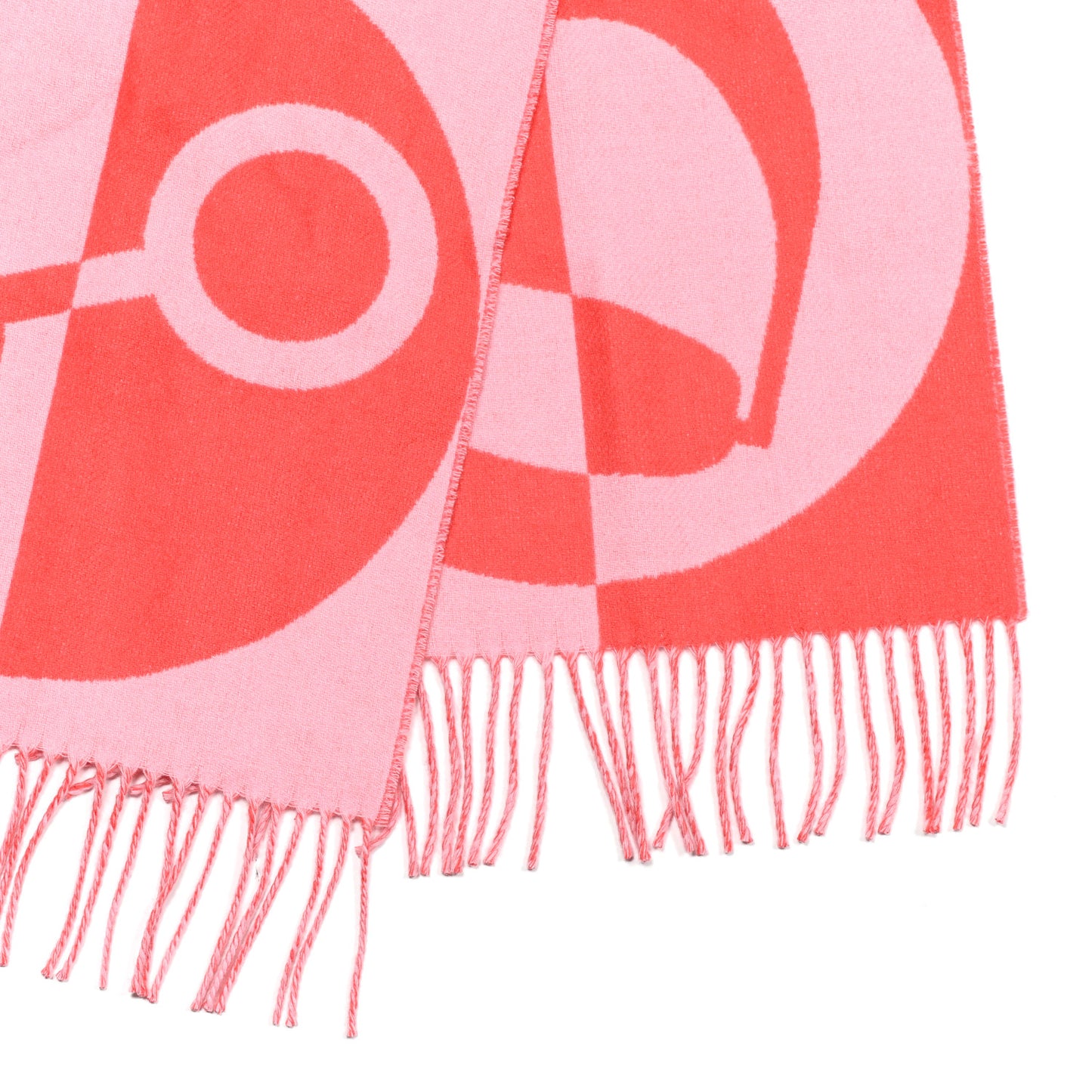 Cashmere Casaque Charms Muffler Grenadine Rose Bonbon