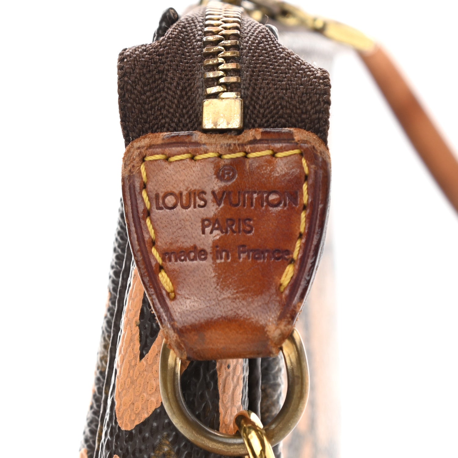 Louis Vuitton Monogram Graffiti Pochette Accessories Peach 6 of 13