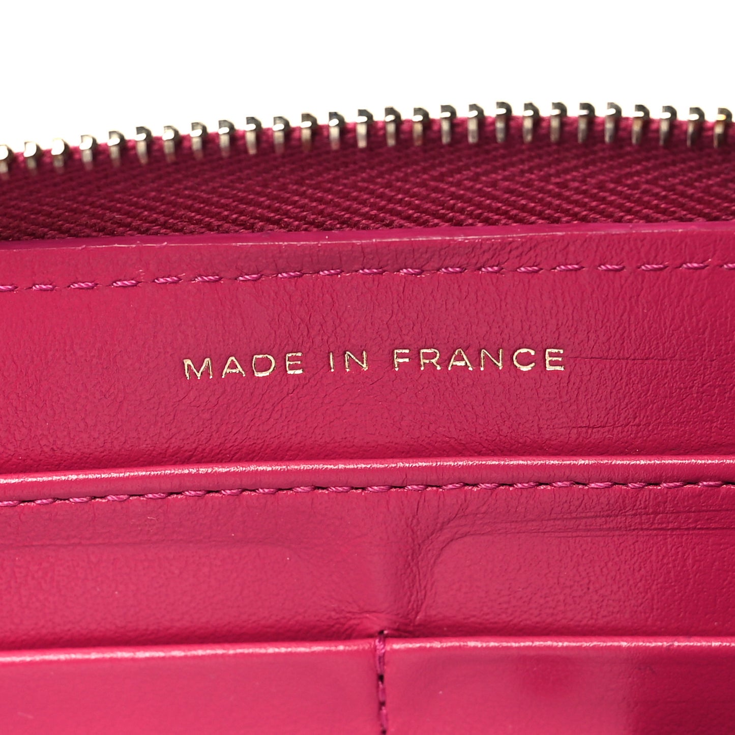 Caviar Quilted Large Gusset Zip Around Wallet Pink