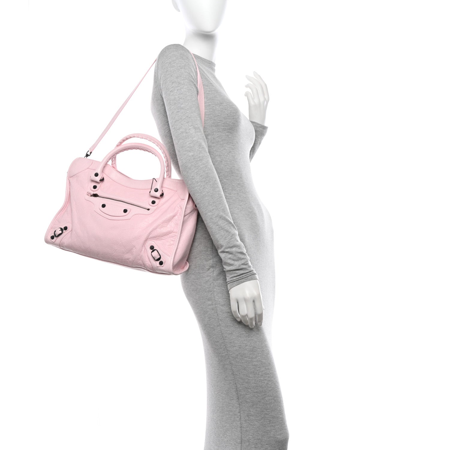 Balenciaga Agneau Arena Classic Hardware Medium Le City Light Pink 2 of 11