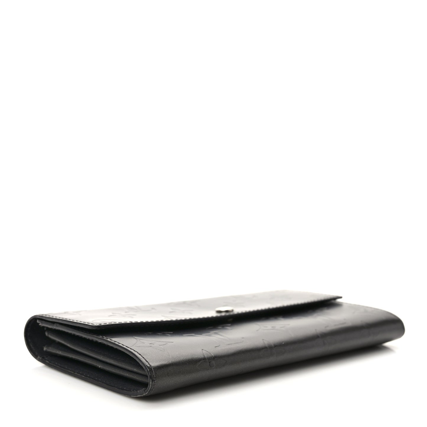 Mat Monogram Sarah Wallet Black