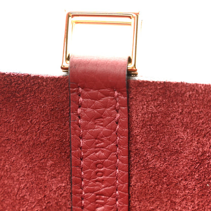 Hermes Taurillon Clemence Picotin Lock 18 PM Rouge H 7 of 11