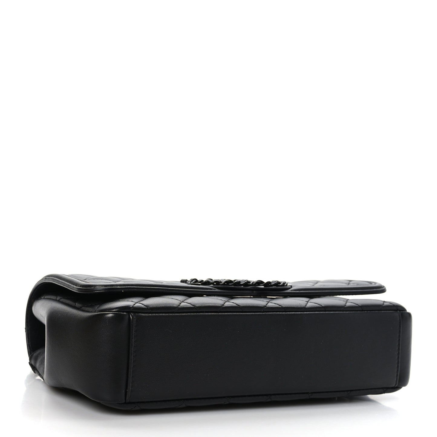 Lambskin Quilted Medium CC Filigree Flap Black