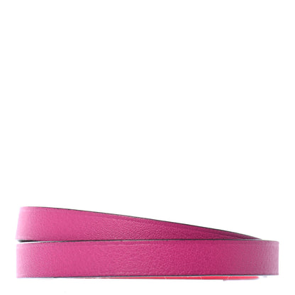 Hermes Swift Behapi Double Tour Bracelet T3 Rose Pourpre Rose Extreme 2 of 5