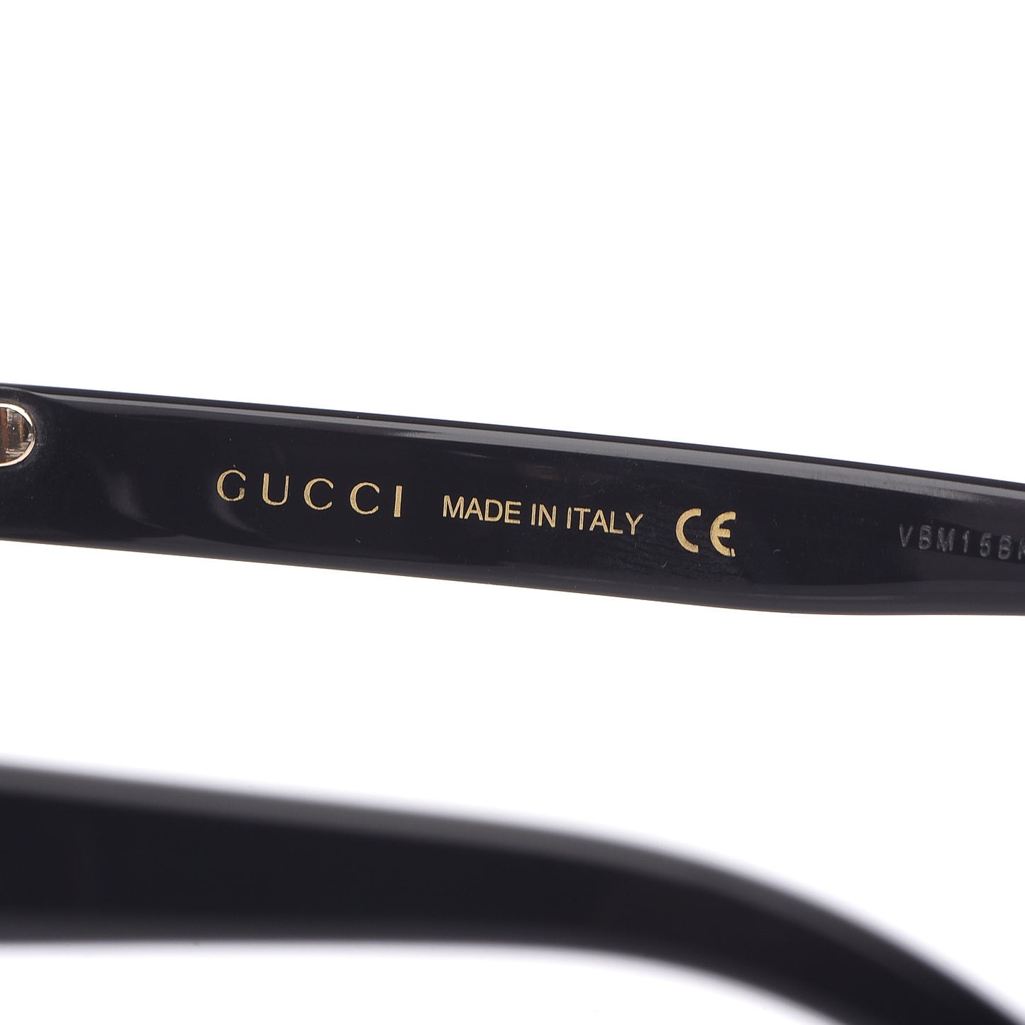 Crystal Square Frame GG Sunglasses GG0418S Black