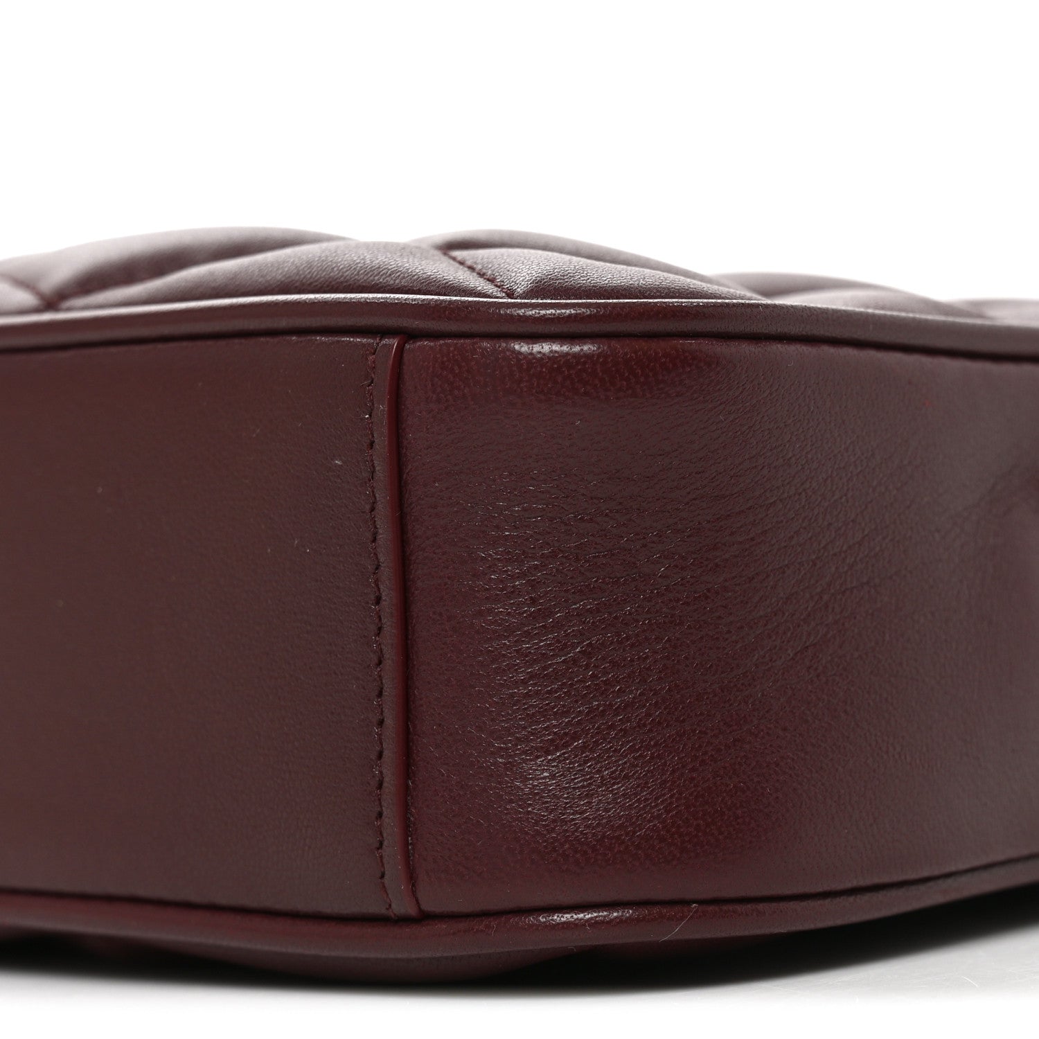 Saint Laurent Lambskin Quilted Mini Camera Bag Rouge Cabernet 10 of 10