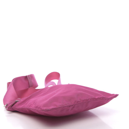 Prada Nylon Vela Flat Messenger Bag Fuxia 4 of 12