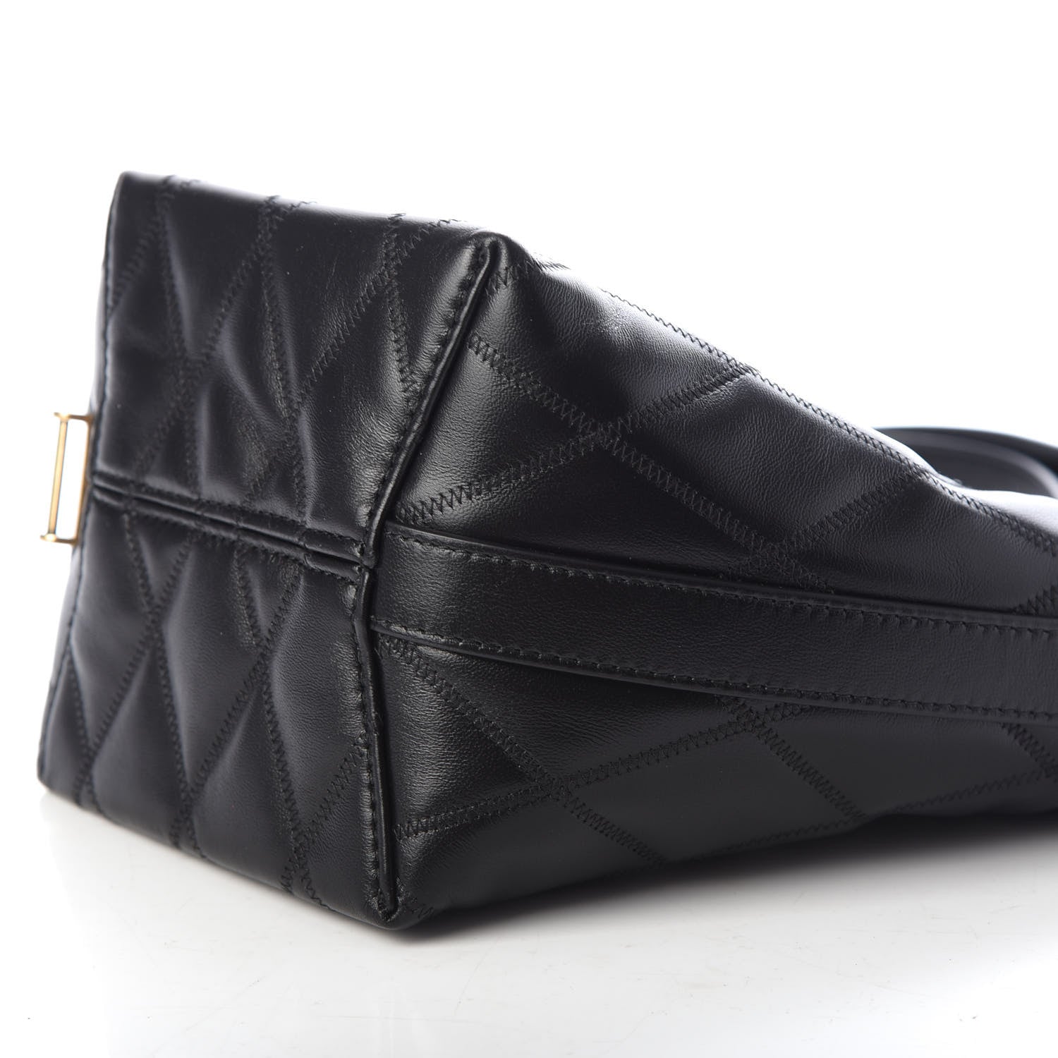 Givenchy Lambskin Quilted Mini GV Bucket Bag Black 9 of 9
