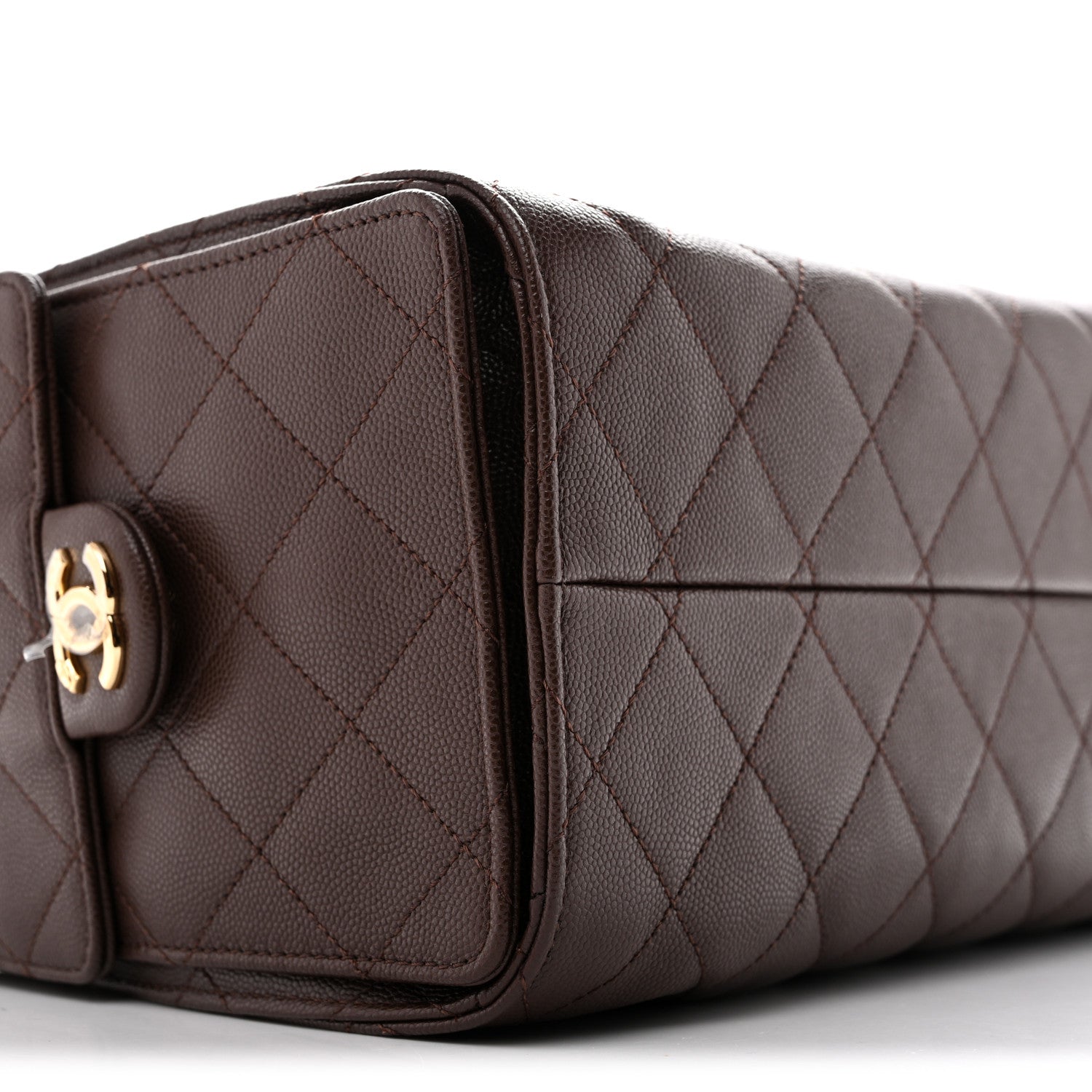 Chanel Caviar Quilted Small Chanel 25 Handbag Dark Brown 8 of 10