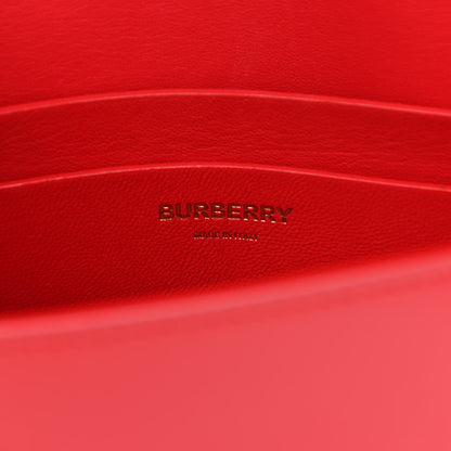 Burberry Smooth Calfskin Small Two Tone Grace Bag Red 6 of 10