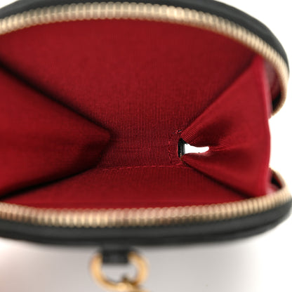 Chanel Pearl Lambskin Pearl Crown CC Wristlet Multi Pouches Black 5 of 12