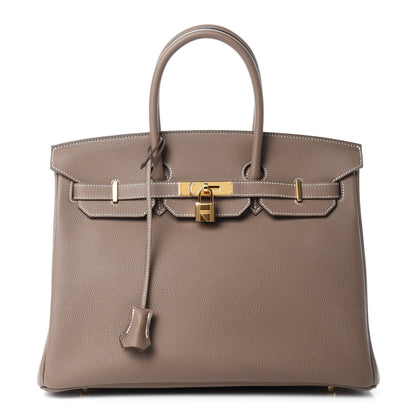 Hermes Togo Birkin 35 Etoupe 1 of 11