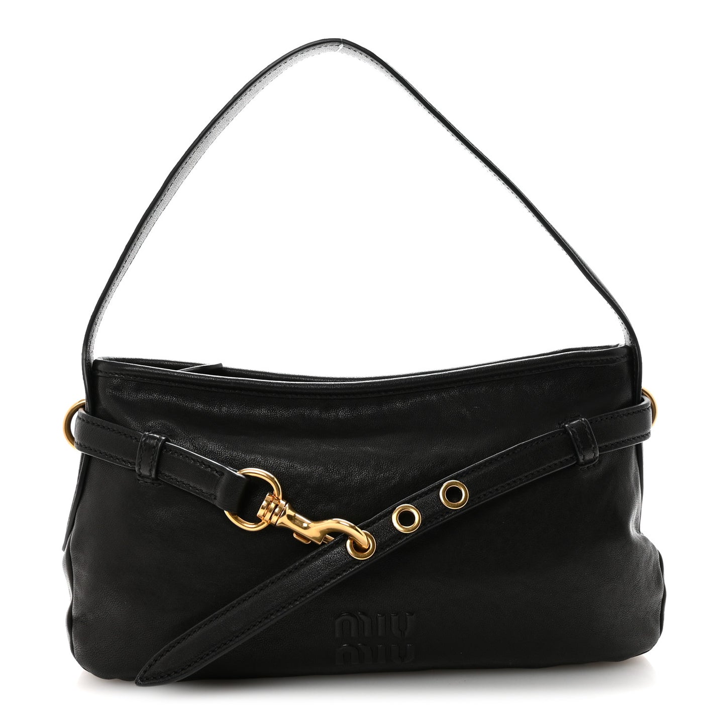 Nappa Aviator Regular Aventure Shoulder Bag Black