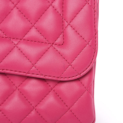 Chanel Lambskin Quilted Medium Mademoiselle Chic Flap Pink 13 of 17