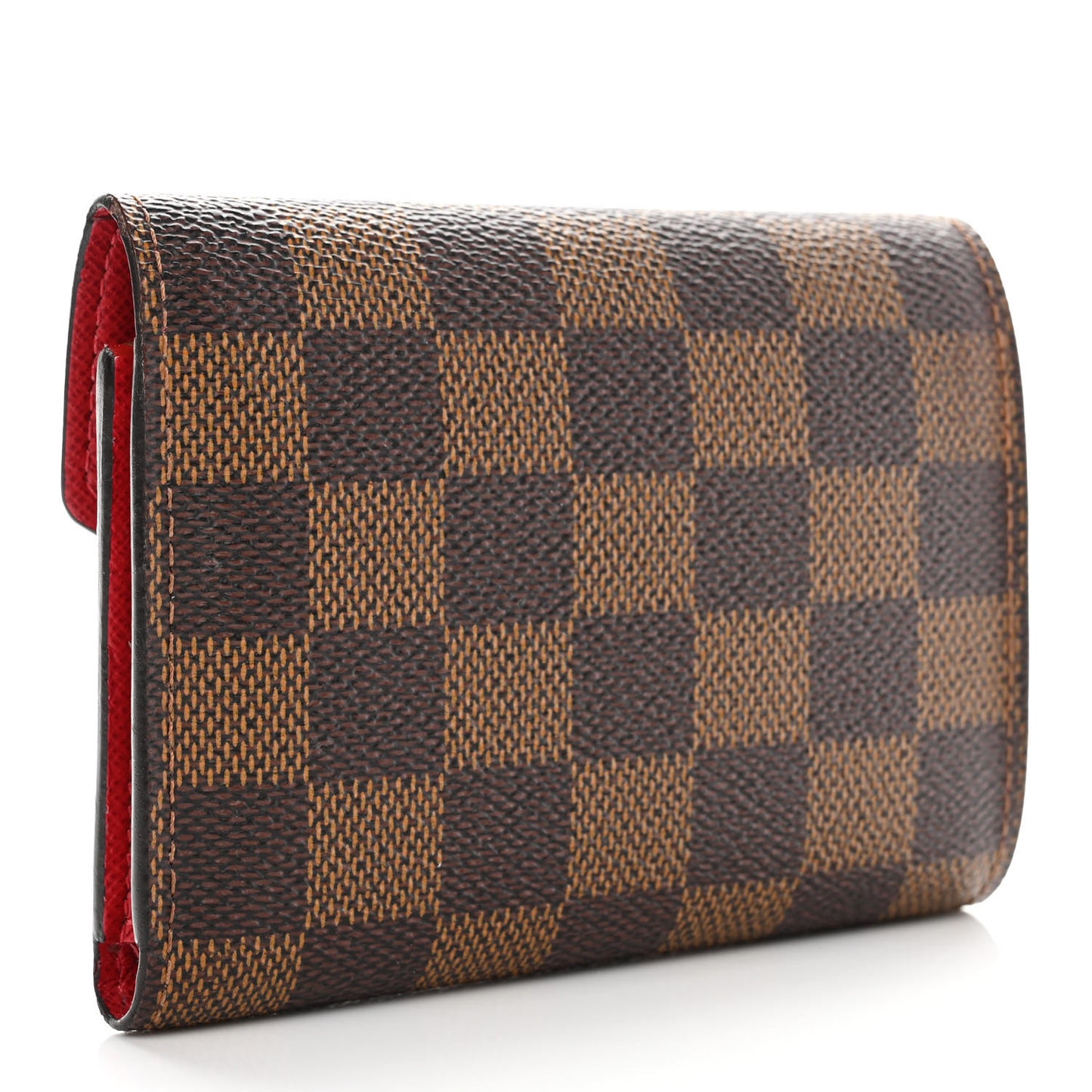 Damier Ebene Victorine Wallet Red