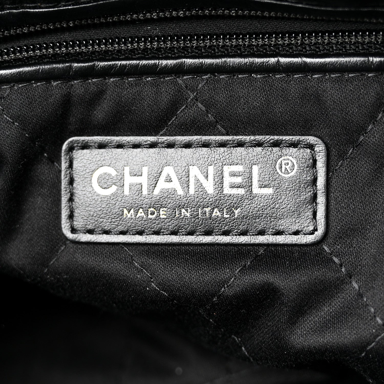 Chanel Shiny Calfskin Quilted Chanel 22 Black 6 of 11