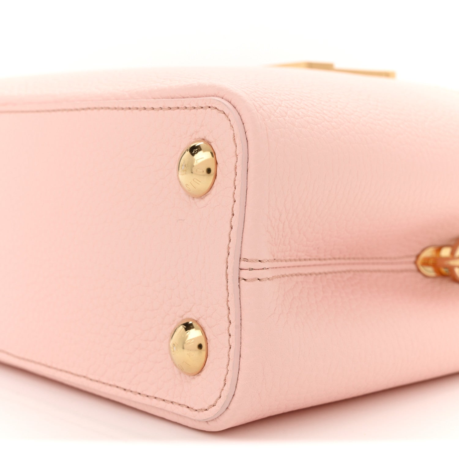 Louis Vuitton Taurillon Resin Murano Capucines BB Rose Jasmin 9 of 9