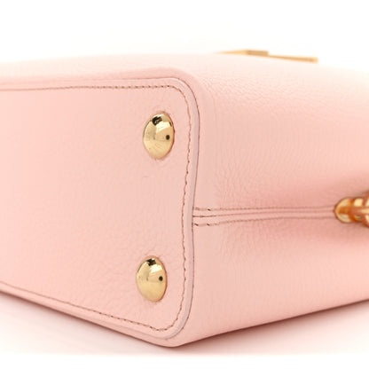 Louis Vuitton Taurillon Resin Murano Capucines BB Rose Jasmin 9 of 9