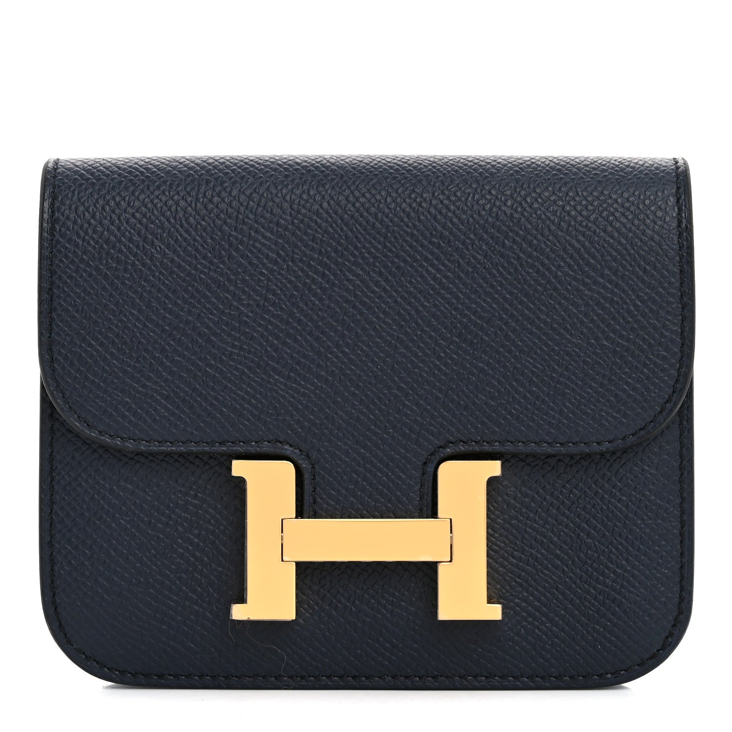 Hermes Epsom Constance Slim Wallet Bleu Indigo 1 of 9