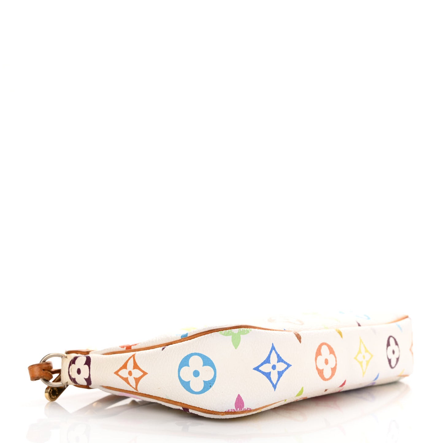 Monogram Multicolor Pochette Accessories White