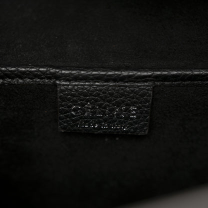 Celine Drummed Calfskin Nano Luggage Black 6 of 12