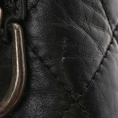 Chanel Aged Calfskin Quilted Small Gabrielle Hobo Black 13 of 14