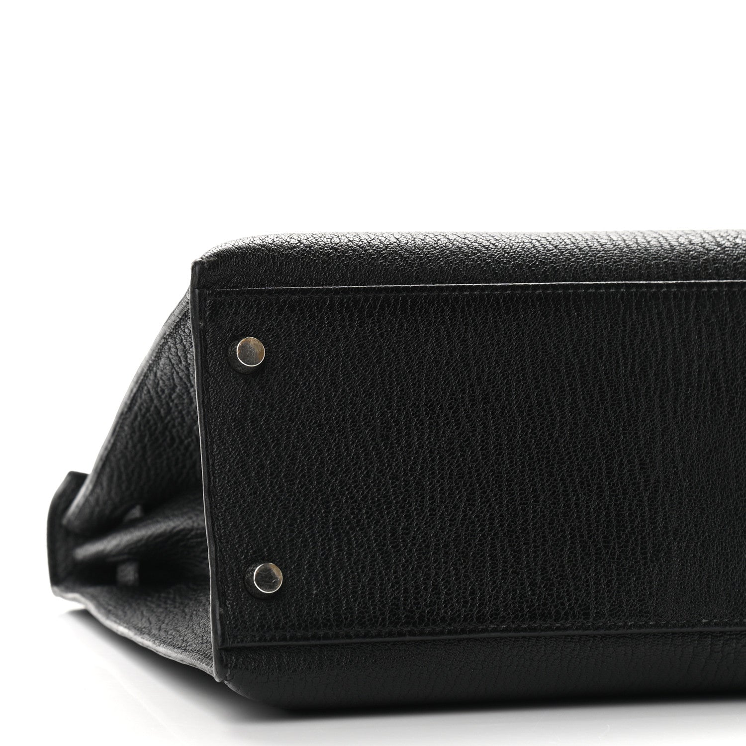Hermes Chevre De Coromandel Kelly Sellier 32 Black 8 of 9