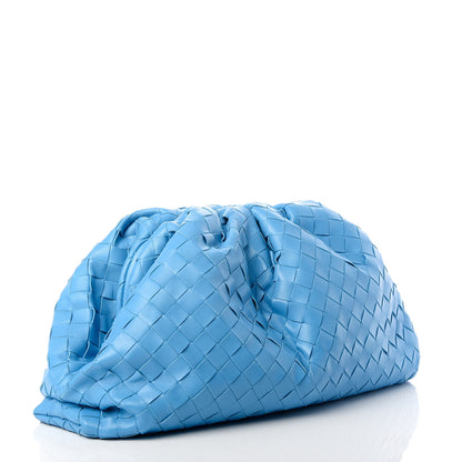 Bottega Veneta Nappa Maxi Intrecciato The Pouch Oversized Clutch Swimming Pool 3 of 9