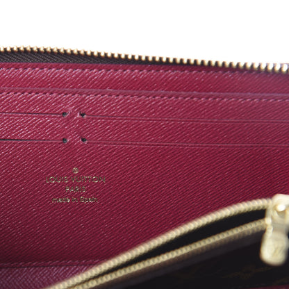 Louis Vuitton Monogram Clemence Wallet Fuchsia 5 of 5