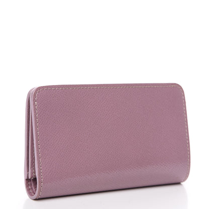 Burberry Patent London Bi-Fold Compact Wallet Pink 2 of 5