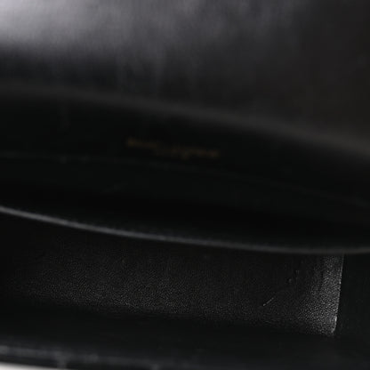 Saint Laurent Patent Matelasse Monogram Large Vicky Chain Bag Black 4 of 9