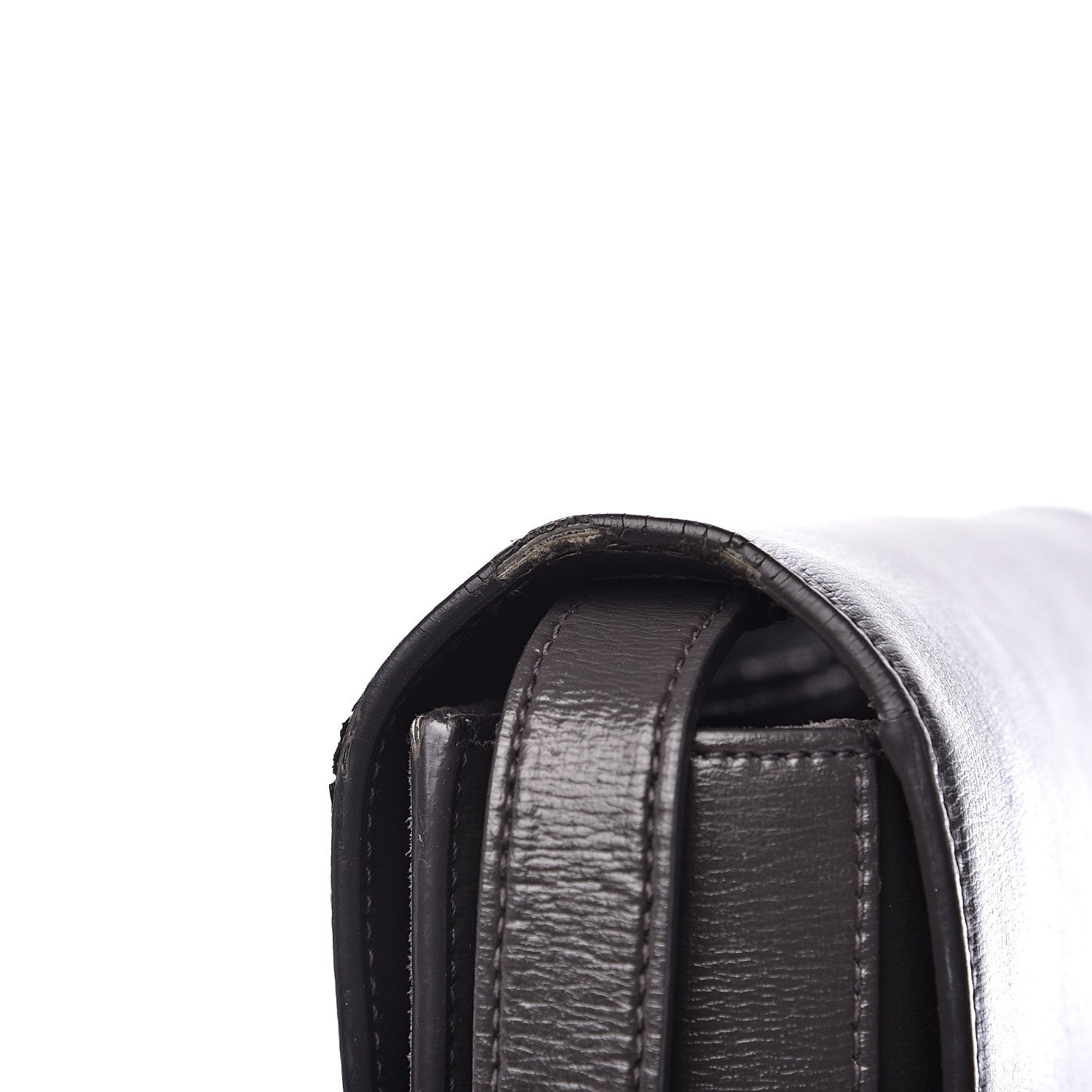 Saint Laurent Smooth Calfskin Suede Medium Bellechasse Grey 19 of 20