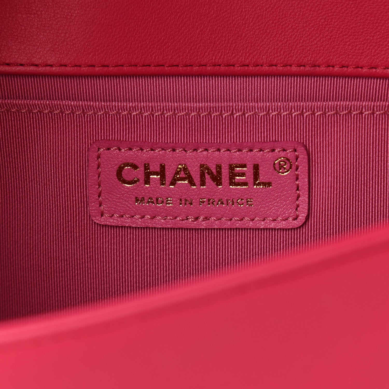 Chanel Lambskin Quilted Medium Boy Flap Fuchsia 6 of 10