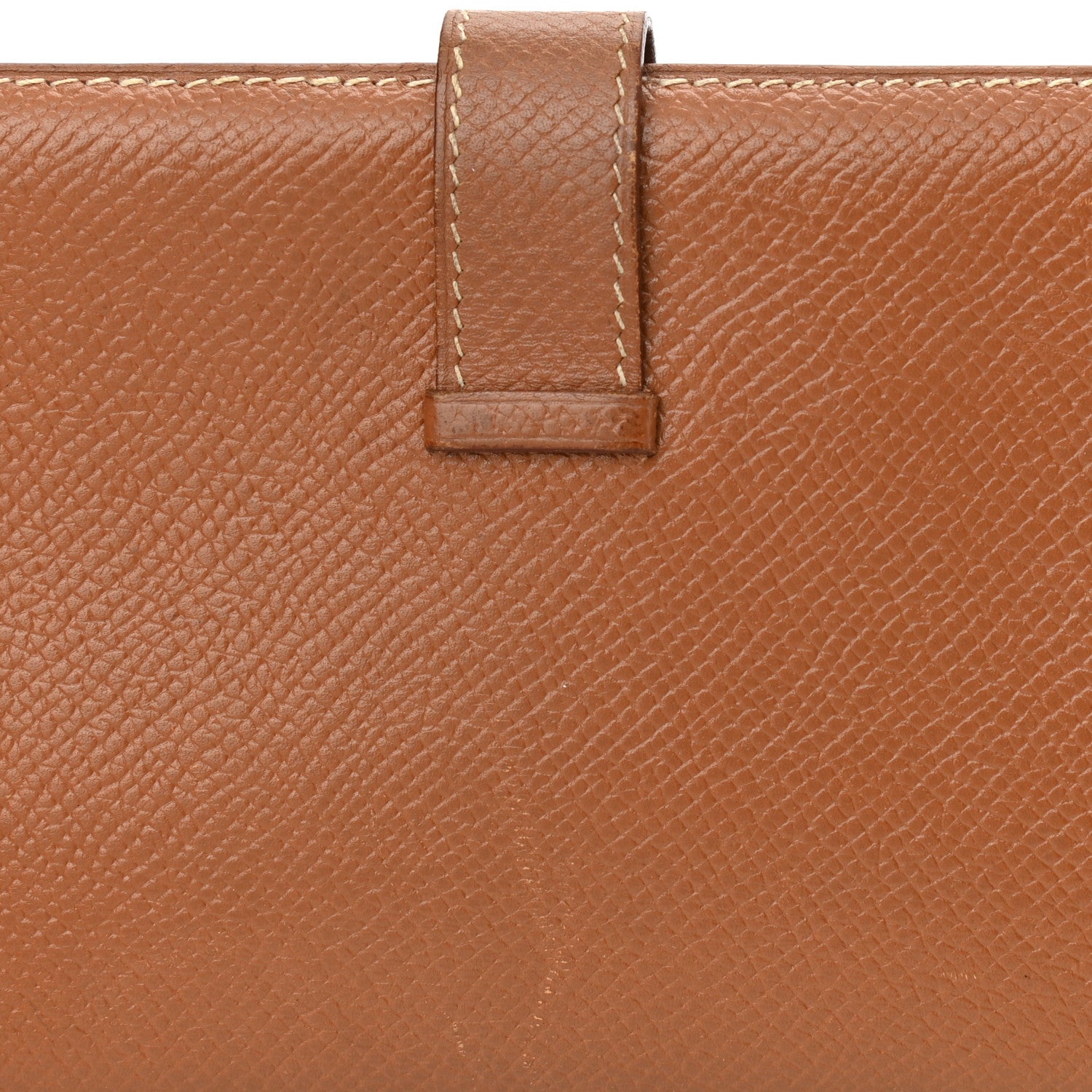Hermes Epsom Bearn Gusset Wallet Gold 7 of 8