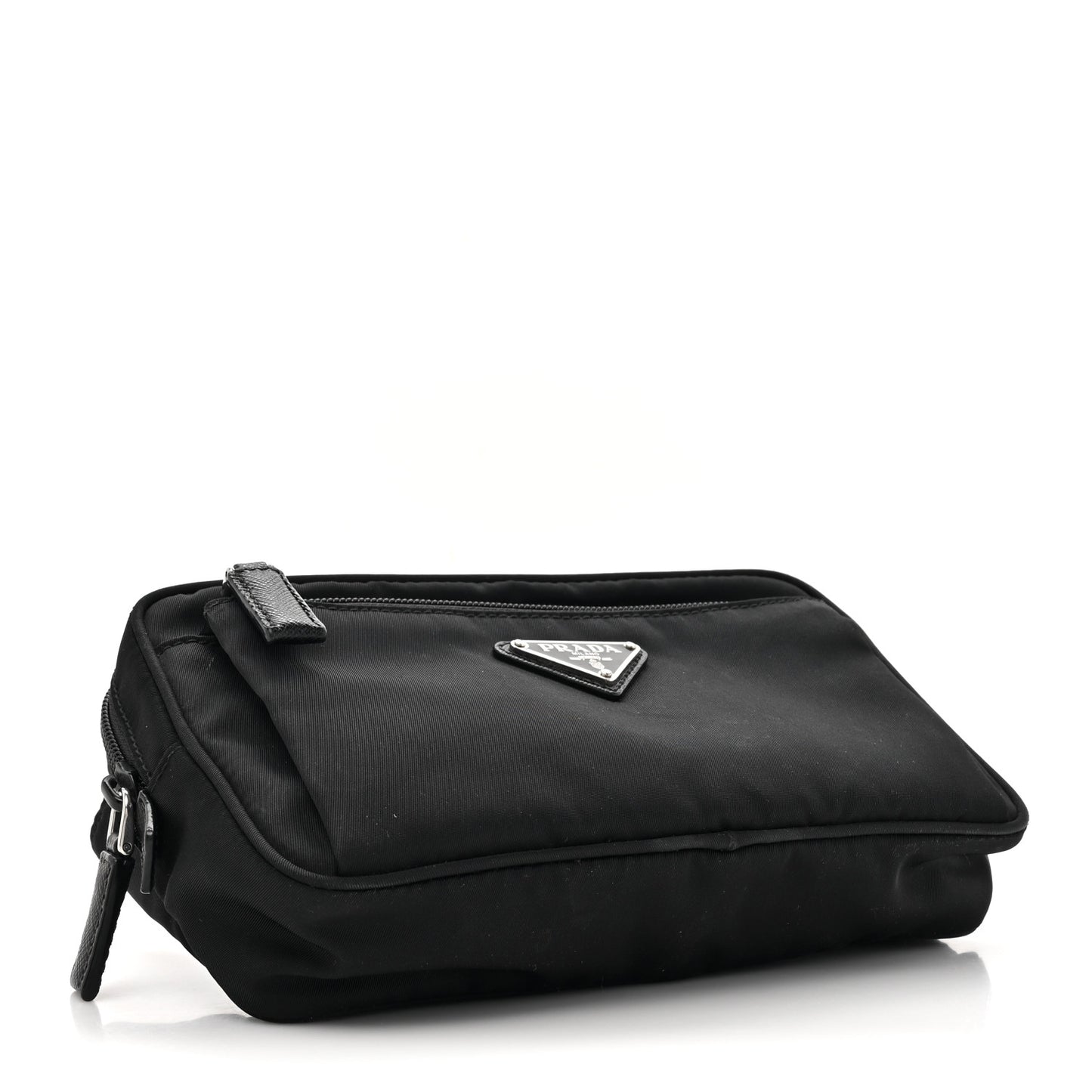 Tessuto Nylon Saffiano Belt Bag Black