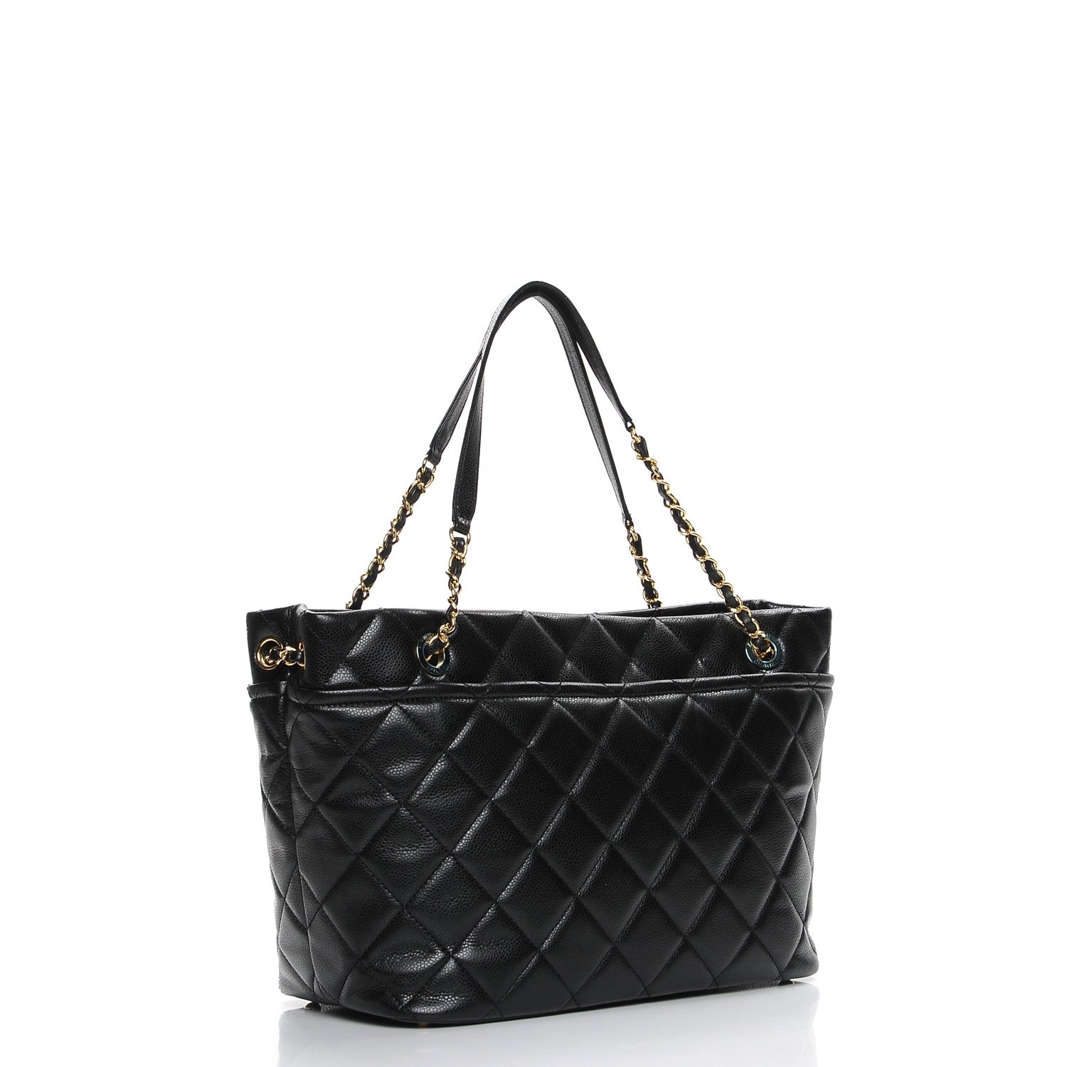 Chanel Caviar Quilted Timeless CC Soft Tote Black 3 of 11