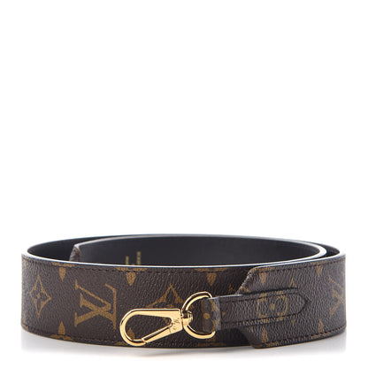 Louis Vuitton Monogram Bandouliere Shoulder Strap Black 1 of 6
