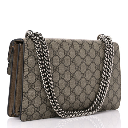 Gucci GG Supreme Monogram Small Dionysus Shoulder Bag Taupe 3 of 10