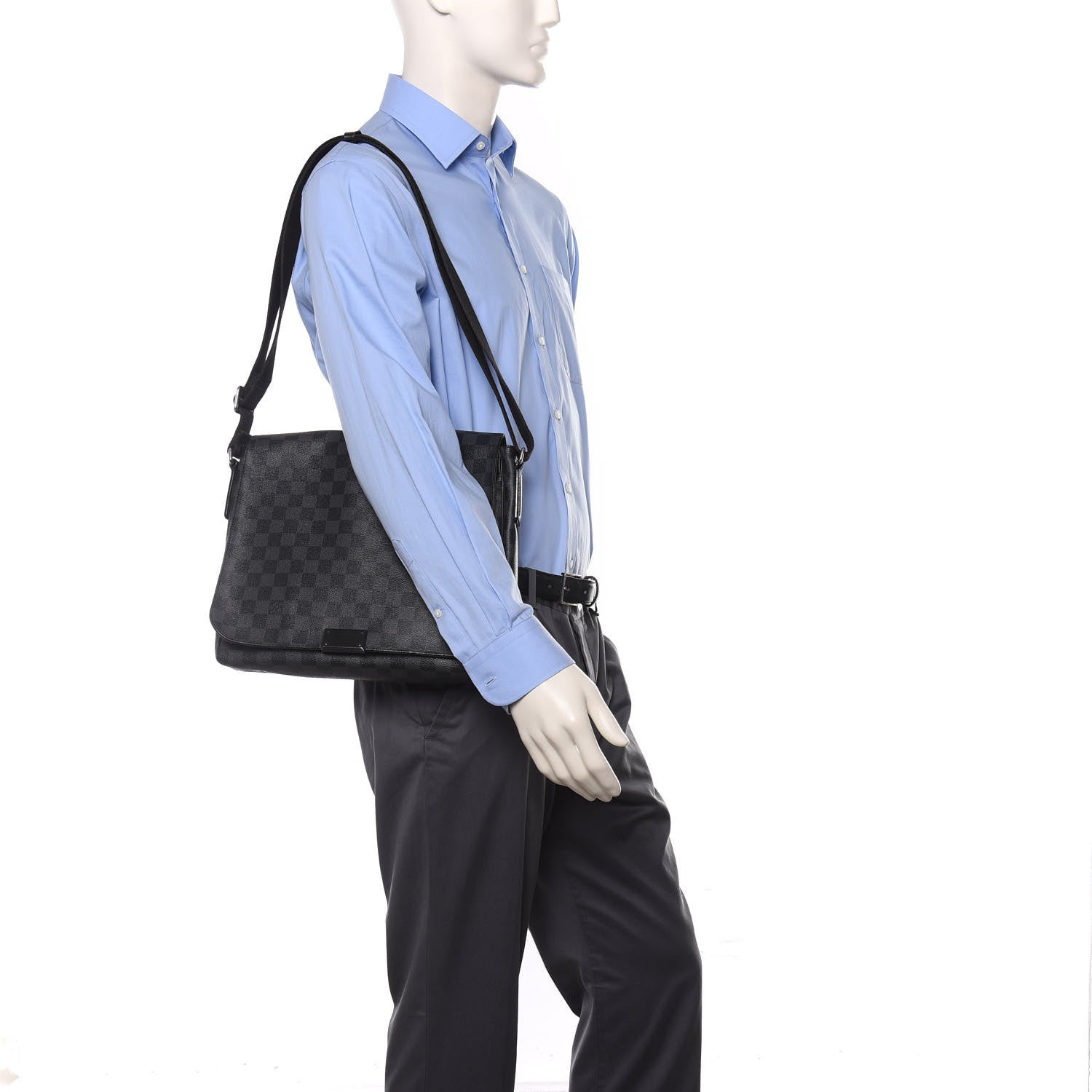 Louis Vuitton Damier Graphite District MM 2 of 9
