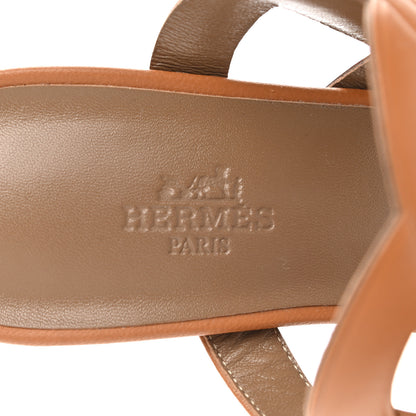 Hermes Nappa Bikini Sandals 36.5 Gold 7 of 11